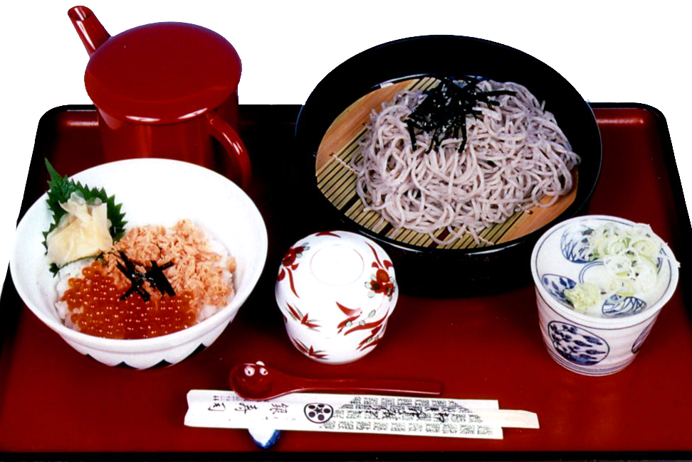 シャケとイクラの親子丼セット